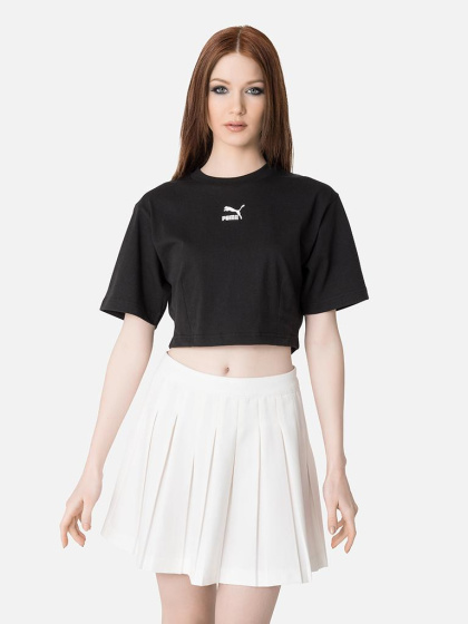 DARE TO Cropped Relaxed Tee