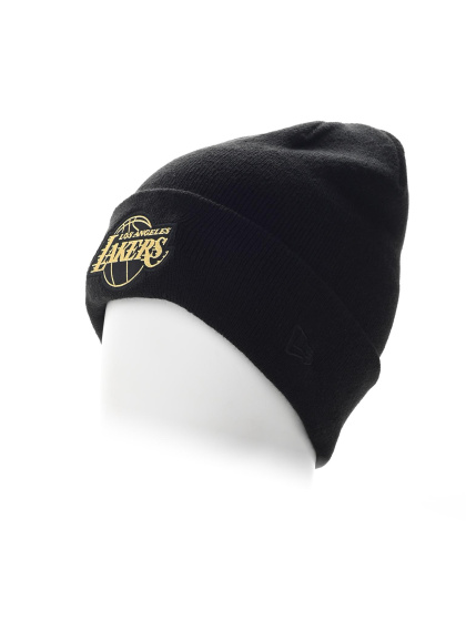 METALLIC BADGE BEANIE LOS ANGELES LAKERS